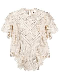 Isabel Marant блузка в технике кроше
