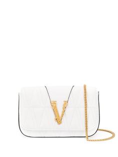 Versace стеганая сумка на плечо Virtus