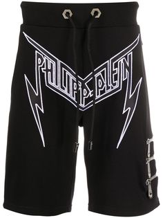 Philipp Plein спортивные шорты с вышитым логотипом