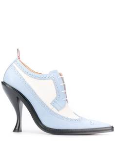 Thom Browne туфли Longwing Spectator с брогированием