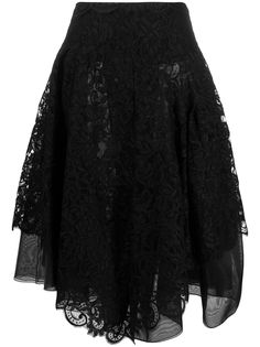 Ermanno Scervino расклешенная юбка асимметричного кроя