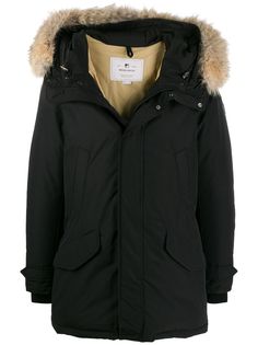 Woolrich парка длины миди с капюшоном