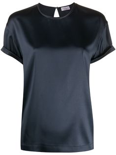 Brunello Cucinelli топ с отделкой Monili