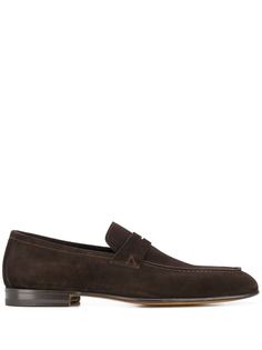 Santoni лоферы на низком каблуке