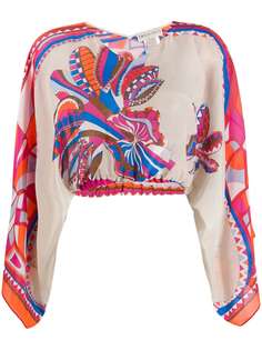 Emilio Pucci топ с принтом Corisco