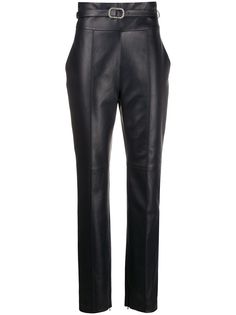 Alexandre Vauthier брюки с завышенной талией и поясом