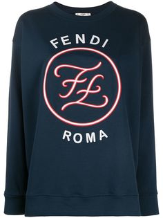 Fendi толстовка с принтом