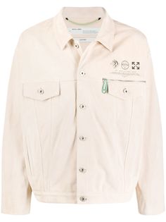 Off-White куртка с логотипом