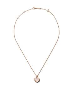 Chopard 18kt rose gold Happy Diamonds Icons pendant necklace