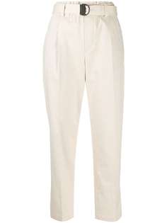 Brunello Cucinelli укороченные брюки с поясом