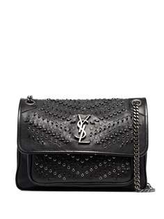 Saint Laurent плетеная сумка на плечо Niki