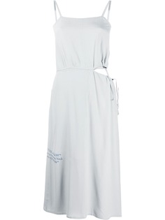Off-White платье миди с вырезами