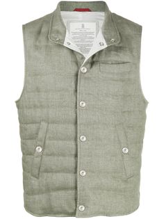 Brunello Cucinelli стеганый жилет