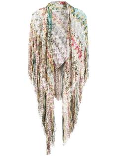 Missoni шарф с бахромой