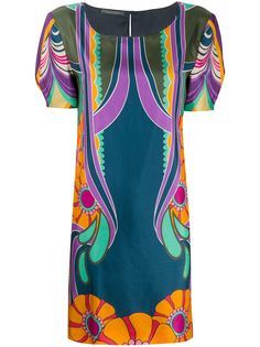 Alberta Ferretti платье Flowers Reflection
