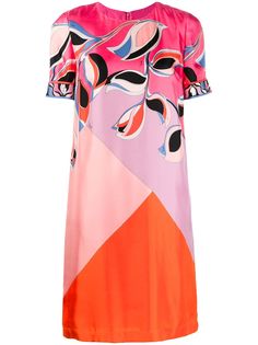 Emilio Pucci платье в стиле колор-блок