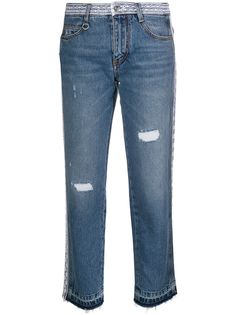 Ermanno Scervino джинсы прямого кроя с эффектом потертости