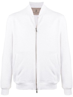 Brunello Cucinelli куртка из джерси на молнии