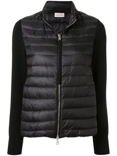Moncler куртка с дутыми вставками спереди
