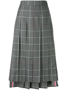 Thom Browne юбка Shadow в крупную клетку