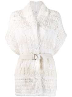 Brunello Cucinelli кардиган с поясом