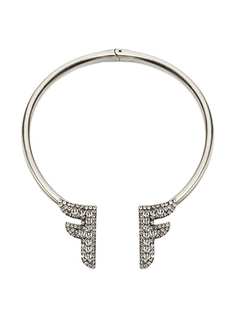Fendi колье с логотипом F