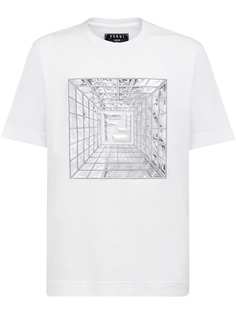 Fendi футболка Prints On с принтом