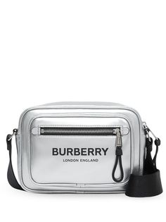 Burberry сумка через плечо с эффектом металлик