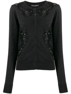 Dolce & Gabbana кардиган с кружевными вставками