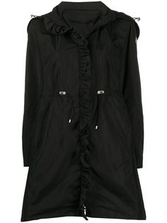 Moncler пальто Outremer с оборками