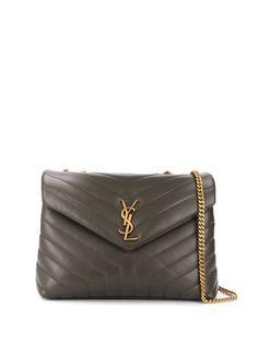 Saint Laurent стеганая сумка на плечо