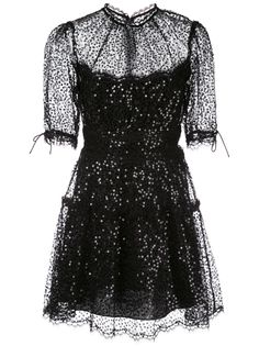 Jonathan Simkhai кружевное платье мини с пайетками
