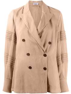 Brunello Cucinelli декорированный двубортный жакет