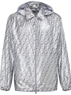 Fendi двусторонняя куртка Prints On на молнии