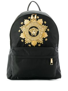 Versace рюкзак с вышивкой