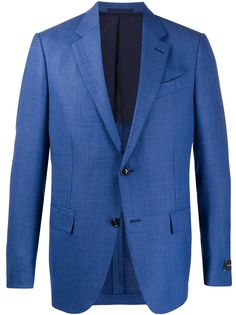 Z Zegna single-breasted fitted blazer