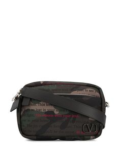 Valentino сумка через плечо с камуфляжным принтом