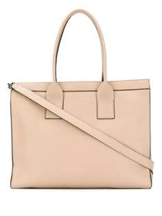 Brunello Cucinelli большая сумка-тоут с тисненым логотипом