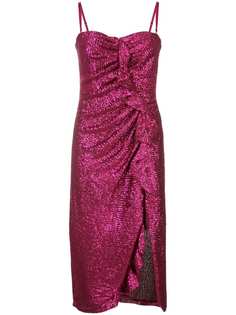 Jonathan Simkhai платье с пайетками и оборками