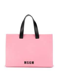 MSGM сумка-тоут с логотипом