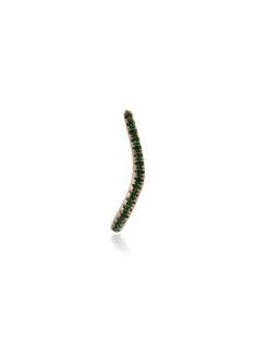 Yvonne Léon Green Bo Ligne Gold Single Earring