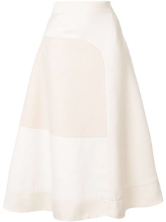Jil Sander юбка в стиле колор-блок