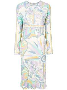 Emilio Pucci платье-шифт с принтом