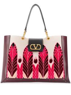 Valentino сумка Valentino Garavani с логотипом VLogo с вышивкой