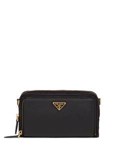 Prada мини-сумка с металлическим логотипом