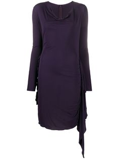 Jean Paul Gaultier Pre-Owned присборенное платье 1990-х годов