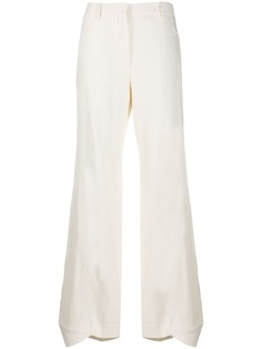 Off-White расклешенные брюки