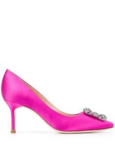 Manolo Blahnik туфли-лодочки Hangisi 70 с заостренным носком