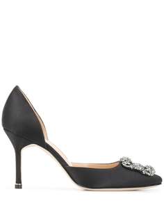 Manolo Blahnik туфли Hangisido 95 с кристаллами