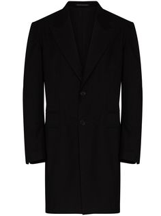 Yohji Yamamoto пальто с заостренными лацканами